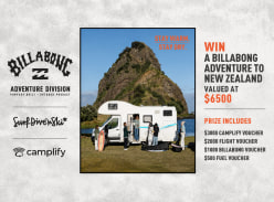 Win a Trip to New Zealand - Billabong