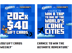 Win a Trip to One of the World's Iconic Cities or a $40 Gift Card Weekly - Oreo
