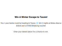 Win a Trip to Tassie - Billabong