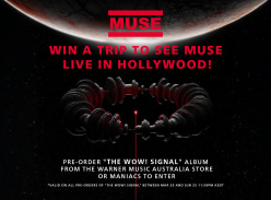 Win a Trip for Two to see Muse Live in Hollywood