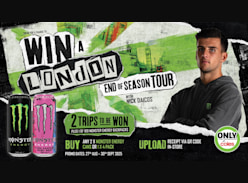 Win 1 of 2 Trips to London