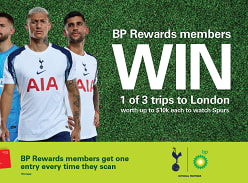 Win 1 of 3 Trips to London to Watch Tottenham Hotspur