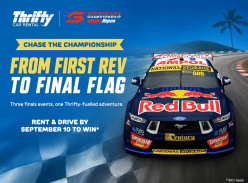 Win Trips to Supercars Race in the Finals Series - Thrifty