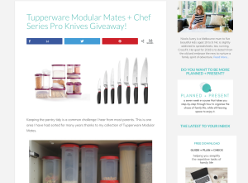 Win Tupperware Modular Mates + Chef Series Pro Knives