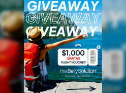 Win a Twin Pack of the Bellysolution & $1,K Qantas Flight Voucher - The Belly Solution