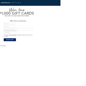 Win Two $1,000 Gift Cards