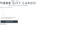 Win two $1,000 Gift Cards