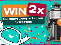 Win two Cuisinart Compact Juice Extractors