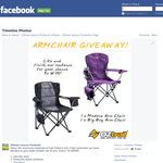 Win two OzTrail arm chairs