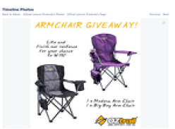 Win two OzTrail arm chairs