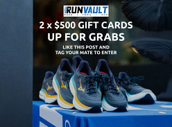 Win Two $500 Run Vault Gift Cards