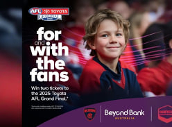 Win Two Tickets to the 2025 Toyota AFL Grand Final