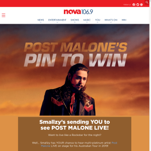 Win two tickets to see Post Malone