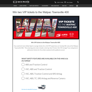 Win two VIP tickets to the Watpac Townsville 400