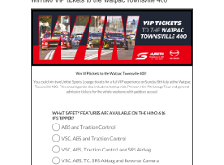 Win two VIP tickets to the Watpac Townsville 400
