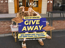 Win a $1K UGG Voucher or $500 Cash