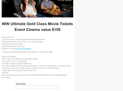 Win Ultimate Gold Class Movie Tickets Event Cinema