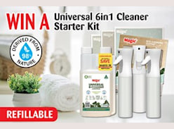 Win 1 of 2 Universal 6in1 Cleaner Starter Kits