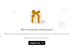 Win a University Starter Pack - Study ANU
