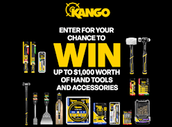 Win up to $1K Worth of Kango Hand Tools and Accessories