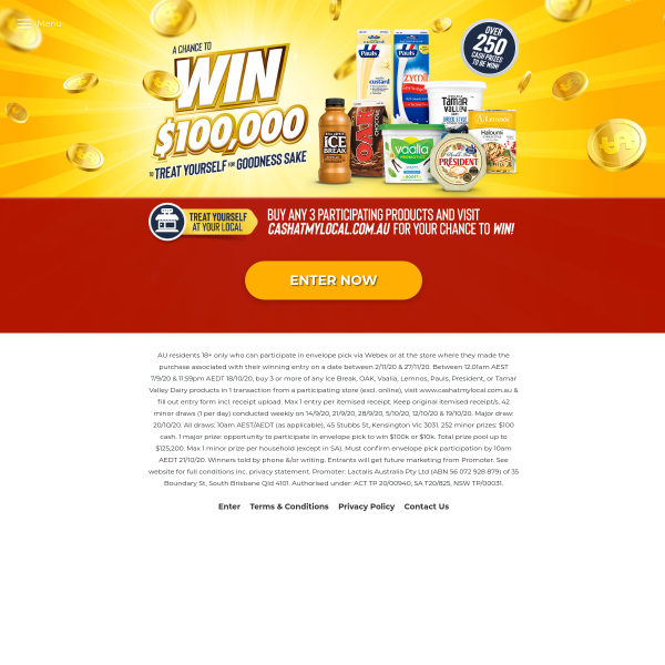 Win up to $100,000!