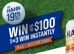 Win up to $100 Instantly Plus Chance to Putt for $100k