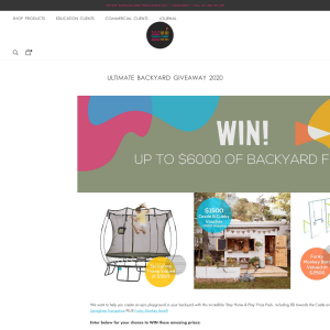 Win up to $6,000 of Backyard Fun!