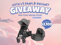 Win an UPPAbaby Vista V3 Pram & Bassinet
