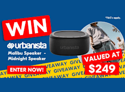 Win an Urbanista Malibu Speaker