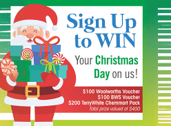 Win Various Vouchers & Hamper for Christmas