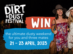 Win VIP Dirt & Dust weekend for you & three mates