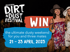 Win VIP Dirt & Dust weekend for you & three mates
