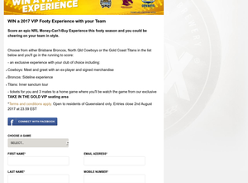 Win VIP NRL Experience with your Team