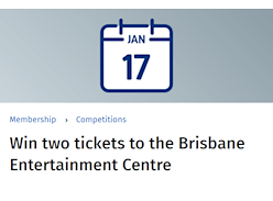 Win a VIP Package at the Brisbane Entertainment Centre