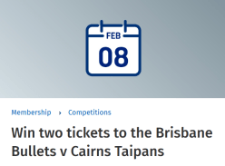 Win a VIP Package to the Brisbane Bullets V Cairns Taipans