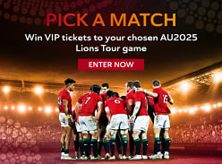 Win VIP Tickets to a Lions Tour Game