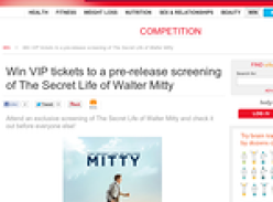 Win VIP tickets to a pre-release screening of 'The Secret Life of Walter Mitty'!