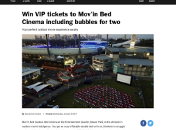 Win VIP tickets to Mov’in Bed Cinema