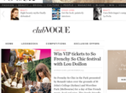 Win VIP tickets to 'So Frenchy So Chic' festival with Lou Doillon!