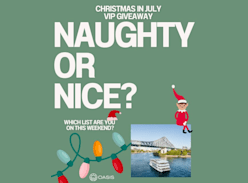 Win a VIP Top Deck Booth for 6 & a $100 Bar Tab for a Cruise - Oasis Brisbane