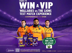Win 1 of 3 VIP Wallabies Vs the Lions Test Match Experiences