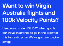 Win Virgin Australia Flights and 100k Velocity Points - Cover-More Travel Insurance