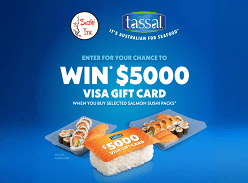 Win a $5K VISA Card or 1 of 3 $500 Woolworths Cards