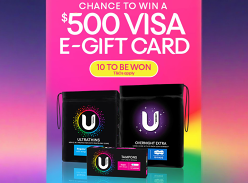 Win 1 of 10 $500 Visa E Gift Card