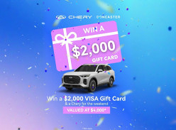 Win a $2K Visa Gift Card and a Chery Vehicle