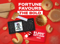 Win a $1K Visa Gift Card, Noodle Box Black Card, a Jar of Fortune Cookies - Noodle Box
