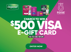 Win 1 of 10 $500 Visa Gift Cards