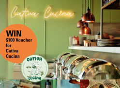 Win a $100 Voucher to Cativa Cucina at Halley Cove - South Aussie with Cosi