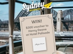 Win a $300 Voucher to Henry Deane at Hotel Palisade