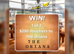 Win 1 of 2 $250 Vouchers to the Oriana - Sydney Weekender
